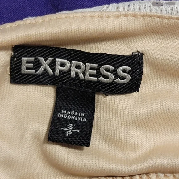 Express Tank Top Womens Small White Tiered Lace Strappy Business Casual Career - Picture 8 of 8